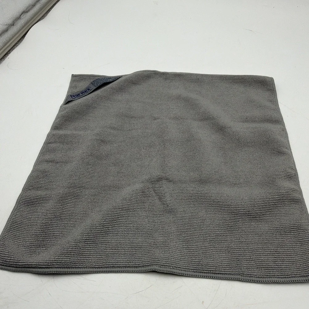 Norwex BACLOCK Enviro Cloth Gray Bath Kitchen Microfiber 13.5